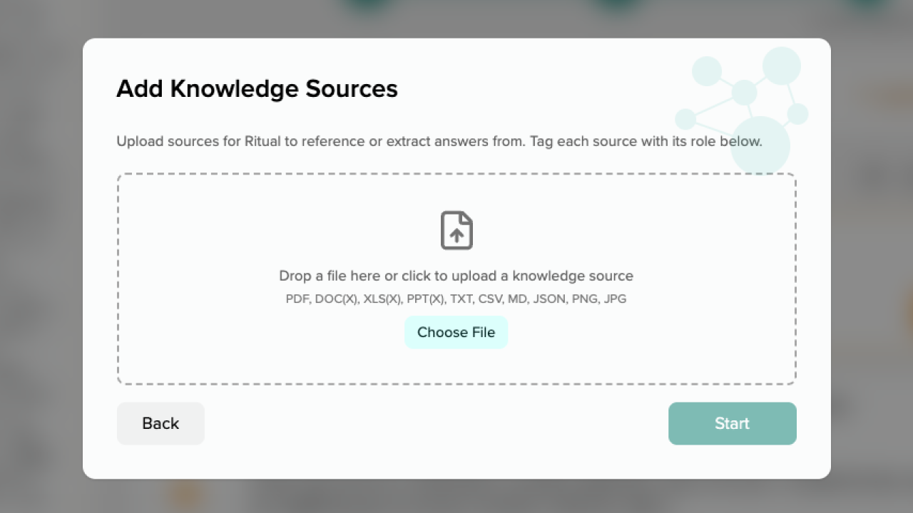 Add knowledge sources to extract relevant thinking