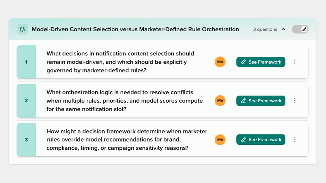 Leverage Ritual's answer engine and frameworks