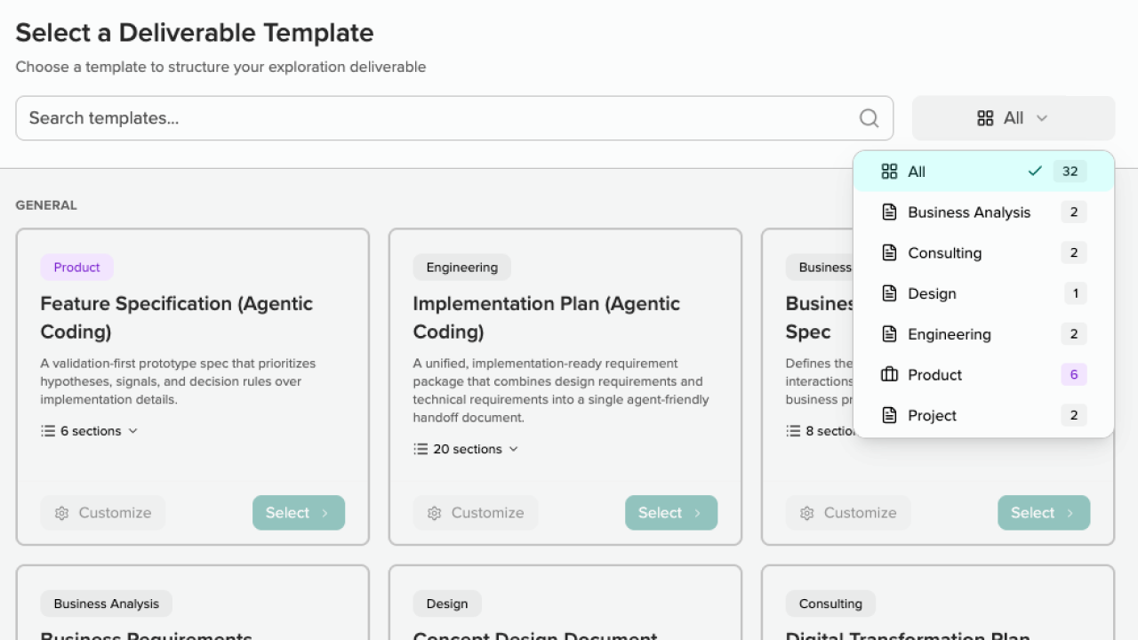 Get started fast with a template library